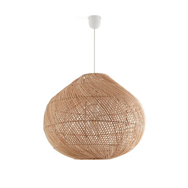 Hängeleuchte Dankia, Rattan, Ø 55 Cm