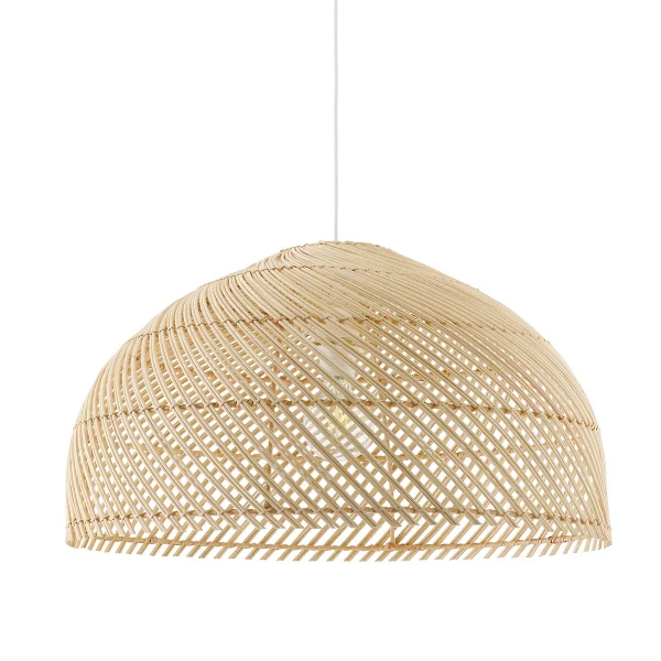 Hängeleuchte Dankia, Rattan, Ø 60 Cm