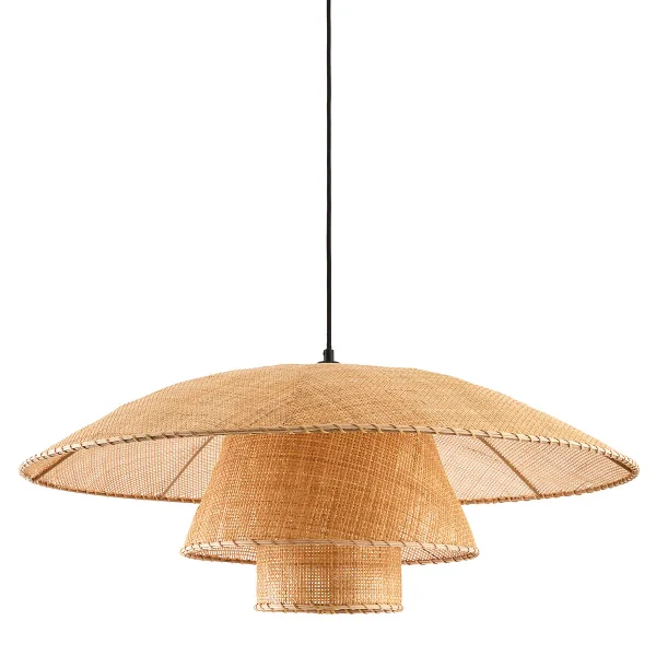 Hängeleuchte Lola, Rattan, Ø 80 Cm