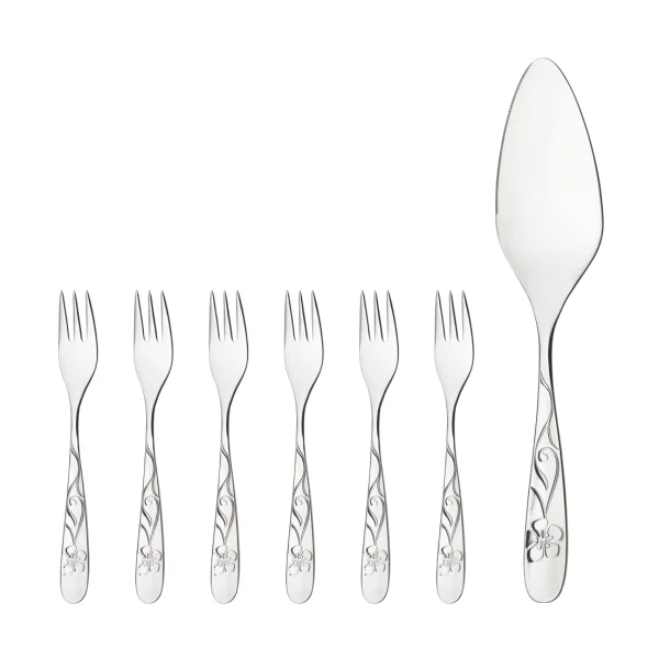 Hardanger Bestikk Sanna Torten-Set 7-teilig
