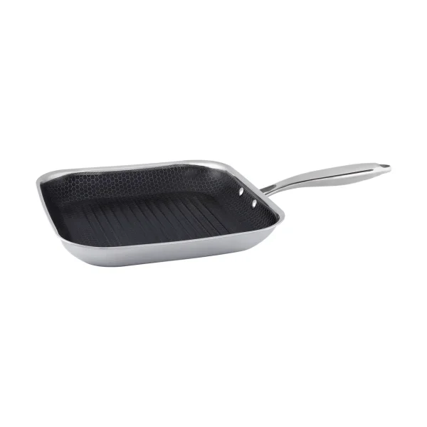 Hâws Hâws Santo Grillpfanne Hybrid-Coating 28 cm Silber