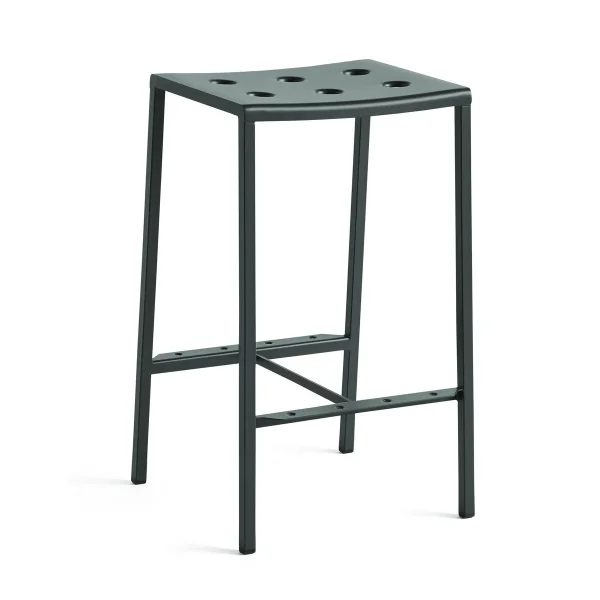HAY Balcony Barhocker niedrig 65 cm Dark forest