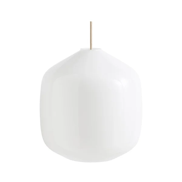 HAY - Buoy Glass 300 Pendelleuchte Opal/Beton Grey