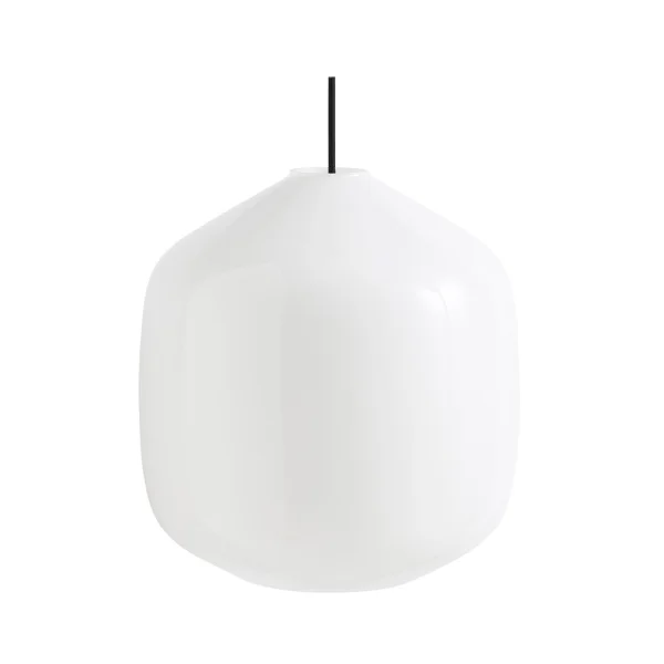 HAY - Buoy Glass 300 Pendelleuchte Opal/Soft-Black