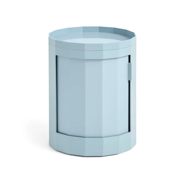HAY Facet Cabinet low Beistelltisch 49 cm Misty blue