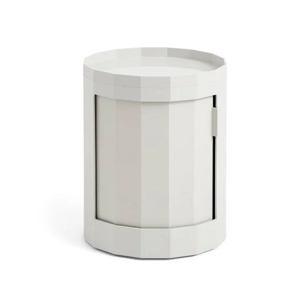 HAY Facet Cabinet low Beistelltisch 49 cm Misty grey