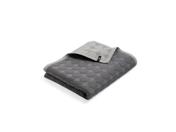 HAY - Mega Dot (Organic) Tagesdecke 235x245 Dunkel Grey