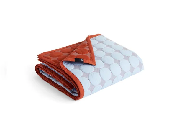 HAY - Mega Dot (Organic) Tagesdecke 260x260 Light Blue