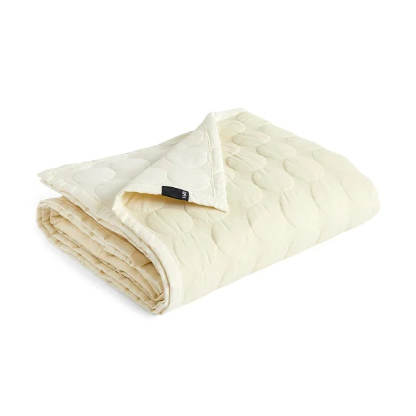 HAY Mega Dot Tagesdecke Organic 235x245 cm Ivory