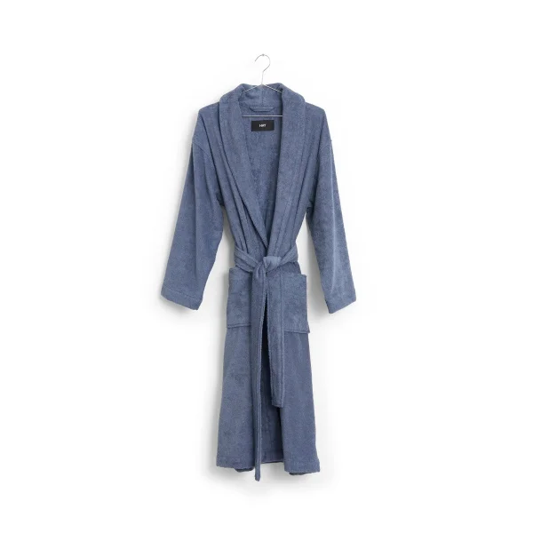 HAY Mono Bademantel M/L Steel blue
