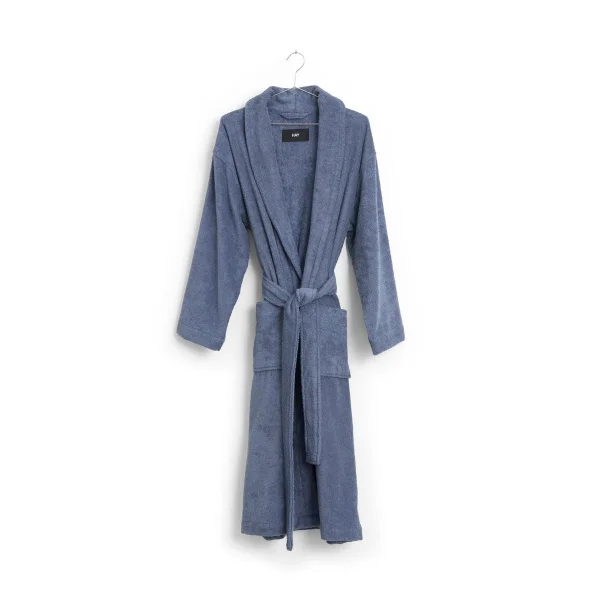 HAY Mono Bademantel S/M Steel blue