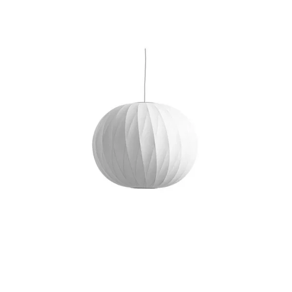 HAY - Nelson Ball Crisscross Bubble Pendelleuchte M Off-White Herman Miller