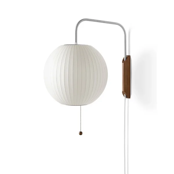 HAY - Nelson Ball Sconce Bubble Wandlampe S, weiß Herman Miller