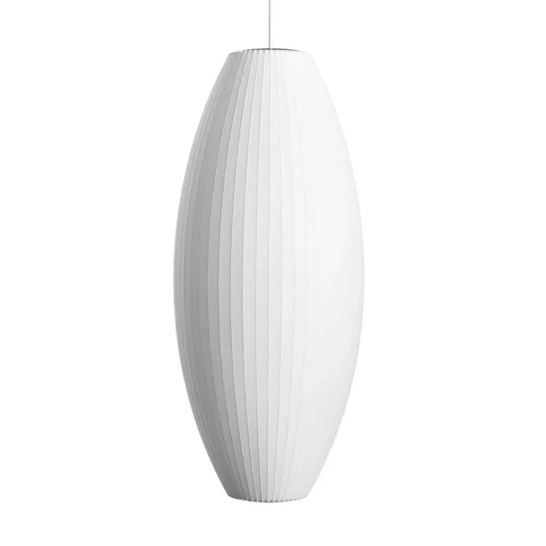 HAY - Nelson Cigar Bubble L Pendelleuchte, Ø 38 cm, weiß
