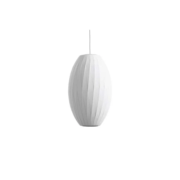 HAY - Nelson Cigar Crisscross Bubble Pendelleuchte M Off-White Herman Miller