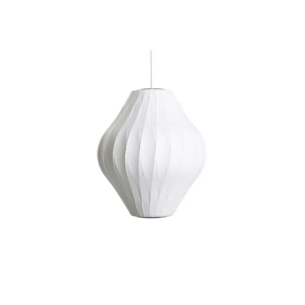 HAY - Nelson Pear Crisscross Bubble Pendelleuchte M Off-White Herman Miller
