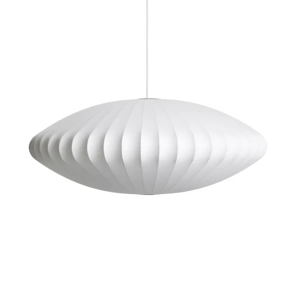 HAY - Nelson Saucer Bubble L Hängelampe, Ø 89 cm, weiß