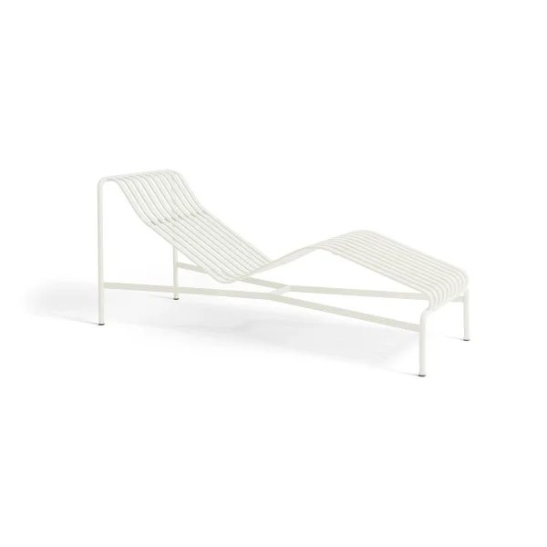 HAY Palissade Chaiselongue Cream white