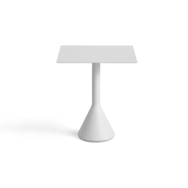 HAY Palissade Cone quadratischer Café-Tisch 65x65 cm Sky grey