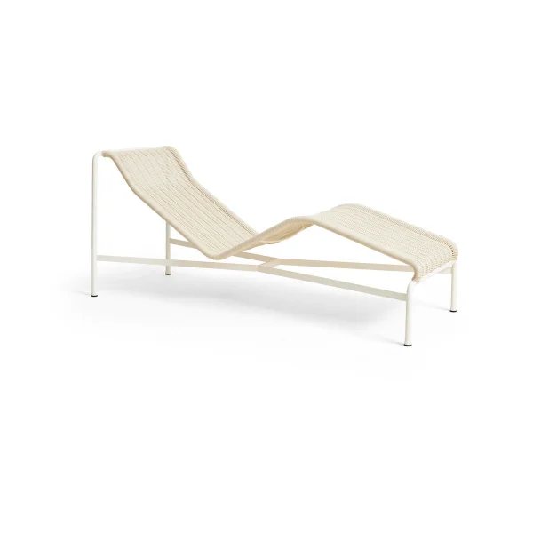 HAY Palissade Cord Chaiselongue Cream white