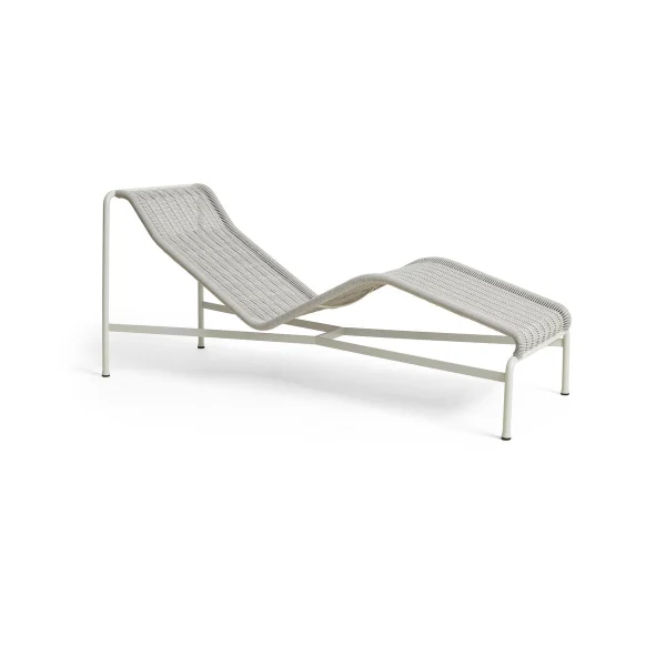 HAY Palissade Cord Chaiselongue Sky grey