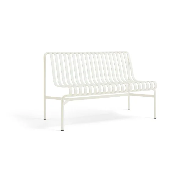 HAY Palissade Dining Bank ohne Armlehnen Cream white