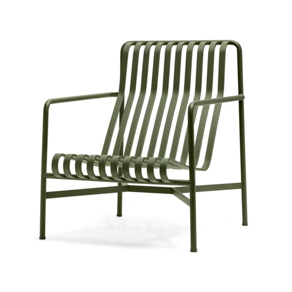 HAY Palissade High Lounge-Sessel Olive