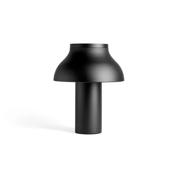 HAY - PC Tischleuchte L Soft Black/Alu