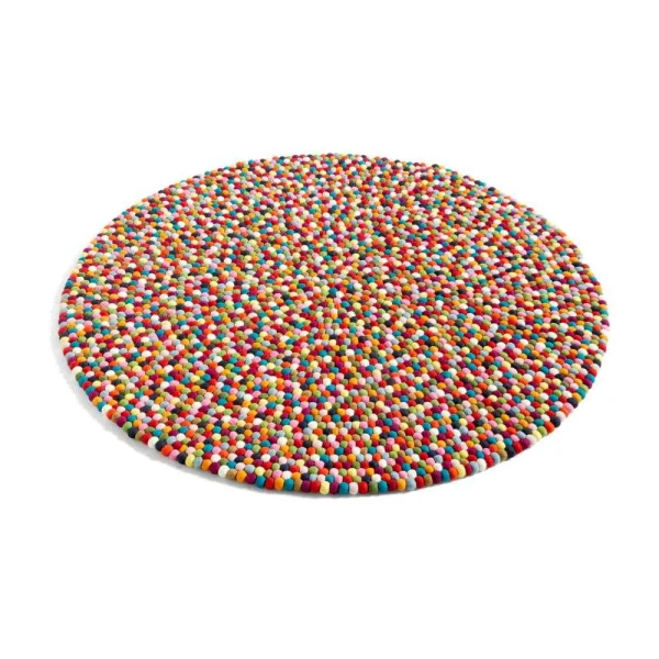 HAY - Pinocchio Teppich Ø140 Multi-Farbigen Colour