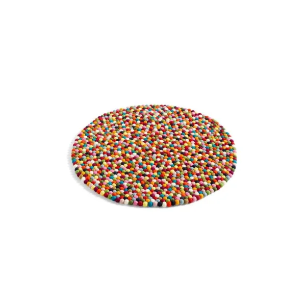 HAY - Pinocchio Teppich Ø90 Multi-Farbigen Colour