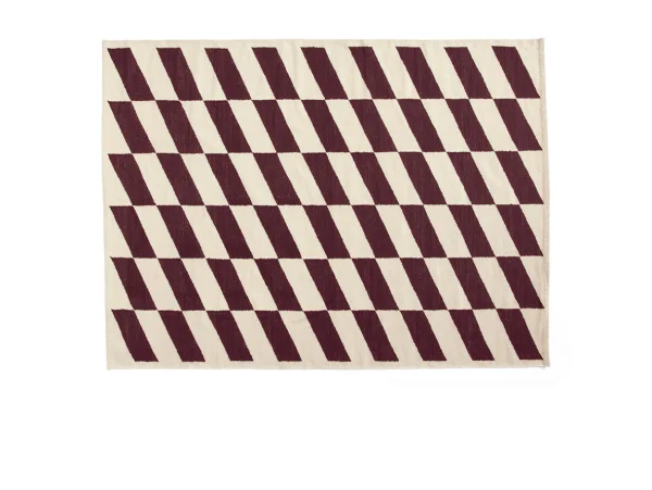 HAY - Shift Kelim Teppich 170x240 Burgundy