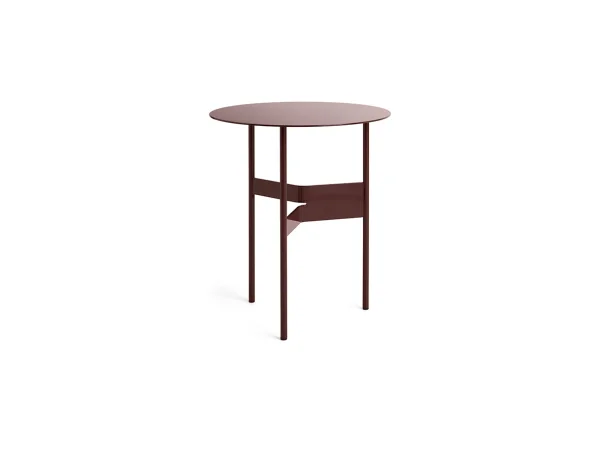 Hay - Shim Beistelltisch/Sofa-Tisch Ø45xH51 Bordeaux