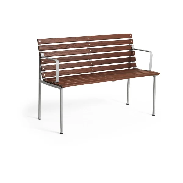 HAY Traverse Dining Bank mit Armlehnen Oiled ash