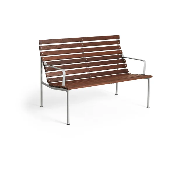 HAY Traverse Lounge Bank mit Armlehnen Oiled ash