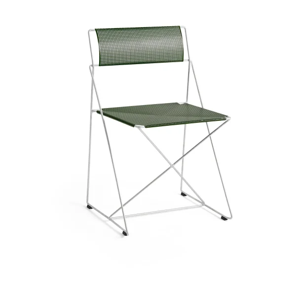 HAY X-Line Indoor Outdoor Stuhl Autumn green-hot galvanised