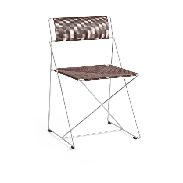 HAY X-Line Indoor Outdoor Stuhl Iron red-hot galvanised