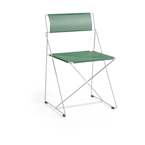 HAY X-Line Indoor Outdoor Stuhl Leek green-hot galvanised