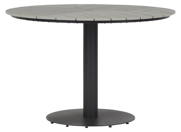 Hector Gartentisch Ø110 cm grau.
