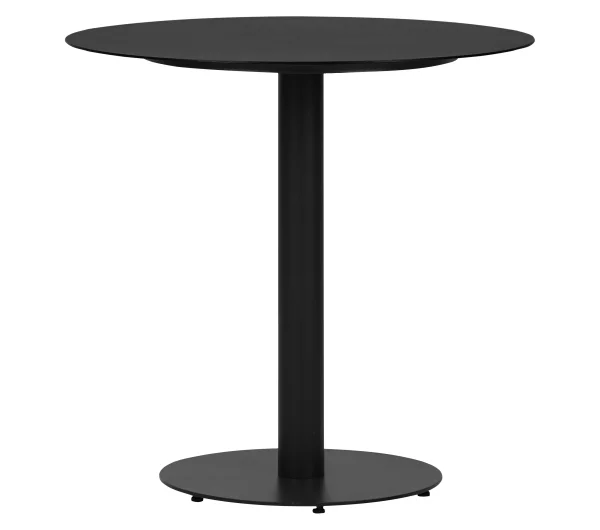 Hector Gartentisch Ø70 cm schwarz.