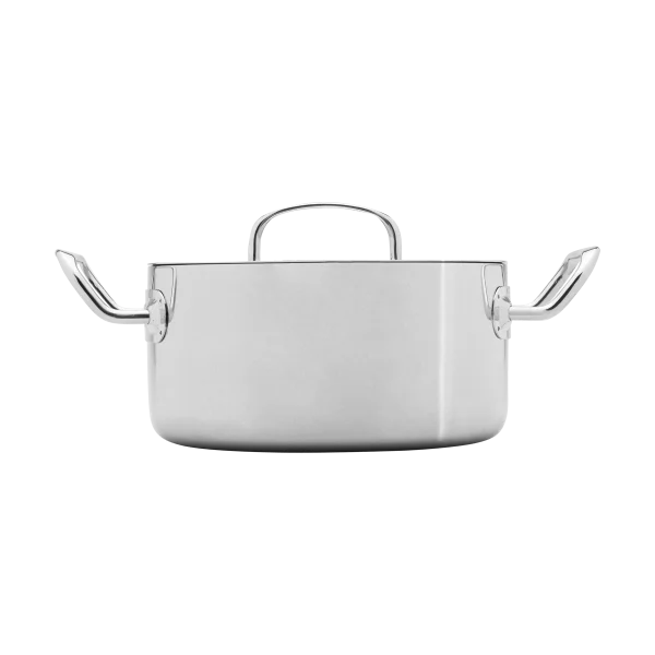 Heirol Heirol Steely Classic Triply Topf mit Deckel 3 Liter Edelstahl