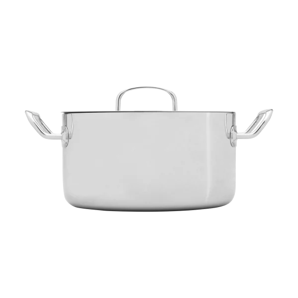 Heirol Heirol Steely Classic Triply Topf mit Deckel 5,5 Liter Edelstahl