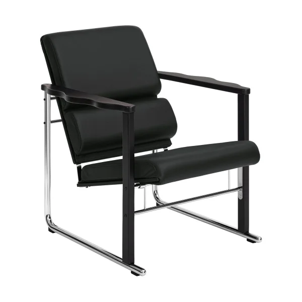 Hem Experiment 502 Loungesessel Black-black leather