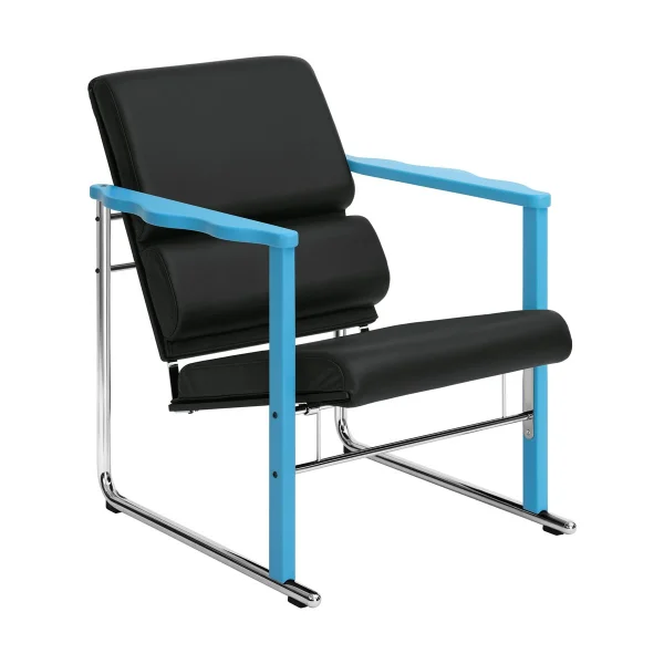 Hem Experiment 502 Loungesessel Blue-black leather