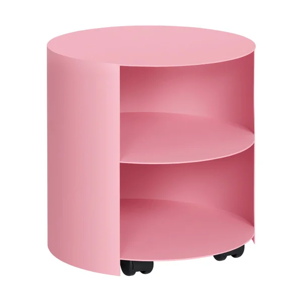 Hem Hide Beistelltisch Ø38x41 cm Light pink textured