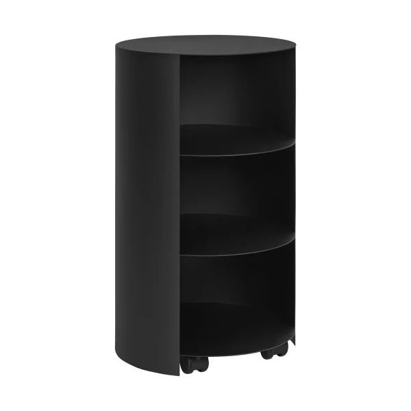 Hem Hide Sockel Ø38x68 cm Jet black textured
