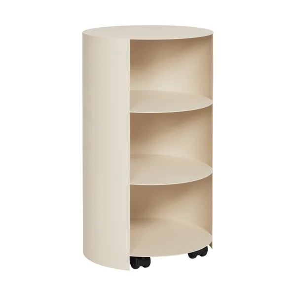 Hem Hide Sockel Ø38x68 cm Light ivory textured