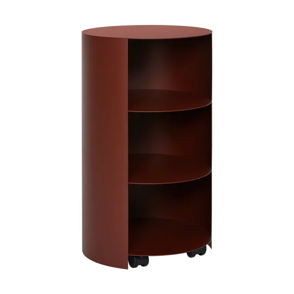 Hem Hide Sockel Ø38x68 cm Red brown textured