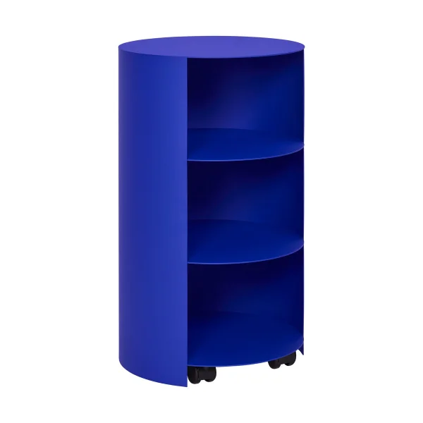 Hem Hide Sockel Ø38x68 cm Ultramarine blue textured