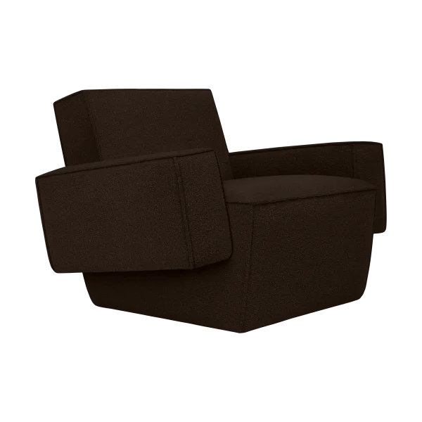 Hem Hunk Loungesessel mit Armlehne Chocolate