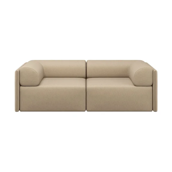 Hem Palo Block 2-Sitzer Sofa med armstöd Low 200 cm Beige